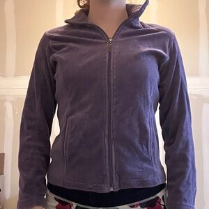 Y2K purple velvet jacket